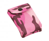 Bore-Blitz Tasche mit Druckknopf pink camouflage