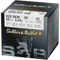 S&B  .222Rem. SP 50gr 3,2g