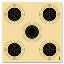 Luftgewehr Scheibe mit 5 Spiegeln