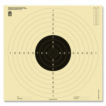 Wettkampfscheibe mit DSB Signum für Gewehr und Pistole