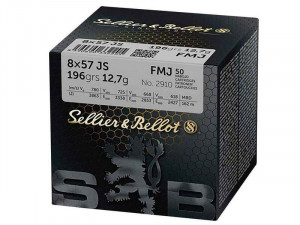 S&B   8x57 JS  FMJ  196 grs.