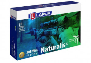 Lapua Jagdpatrone .308Win Naturalis 170gr 11g bleifrei