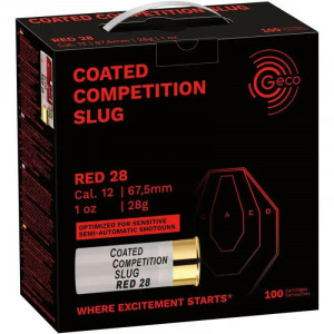 Geco Schrotpatrone Coated Competion Slug  red 28 12/67,5   2