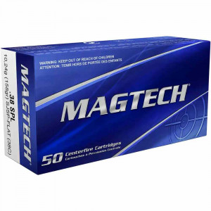 Magtech  .38 Special SJSP Flat 10,24g/158grs.