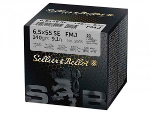 S&B   6,5x55 SE  FMJ  140 grs.