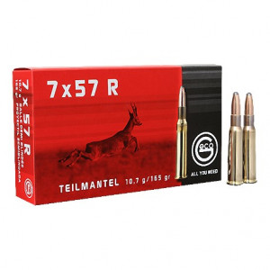 Geco Büchsenpatrone 7x57 R Teilmantel 10,7g/165grs.