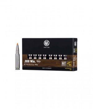 RWS Büchsenpatrone .308 Win Hit 150gr 9,7g