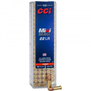 CCI .22lr Mini-Mag 40gr HP verkupfert
