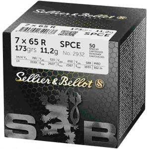 S&B 7x65 R Teilmantel CE 11,2g/173grs.