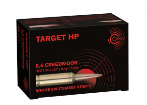Geco Büchsenpatrone 6,5 Creedmoor Target HP 8,4 130gr