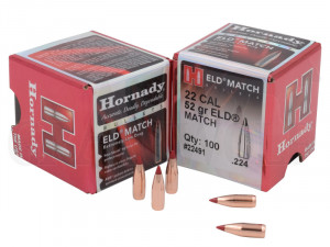 Hornady ELD Match .224   52gr
