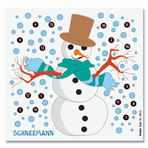 Glücksscheibe Schneemann 10 m