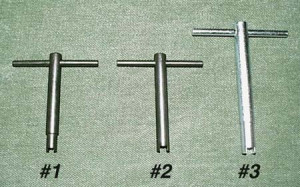 Pistonschlüssel gefräst, offen, lang Nr.2  5,5mm