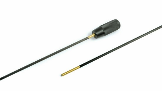 Reinigungsstab, einteilig, Carbon mit Kunststoffgriff