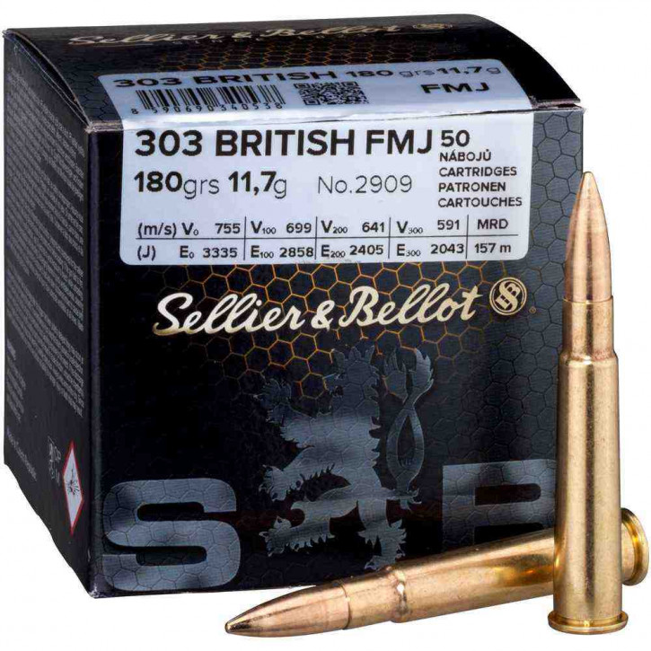 S&B   .303 Brt.  FMJ  180 grs.