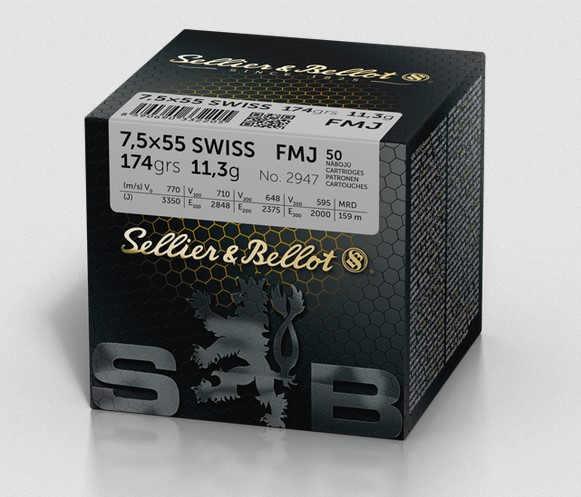S&B  7,5x55 Swiss VLM BT 174grs.