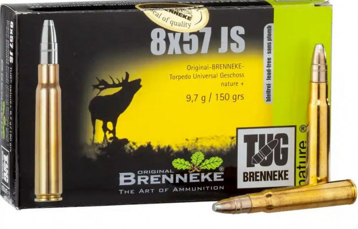 Brenneke Nature 8x57IS TUG Geschoss: TUG  9,7 g / 150 gr ble