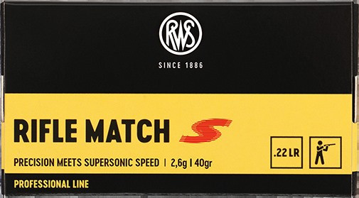 RWS Rifle Match S  Randfeuerpatrone Kal. 22