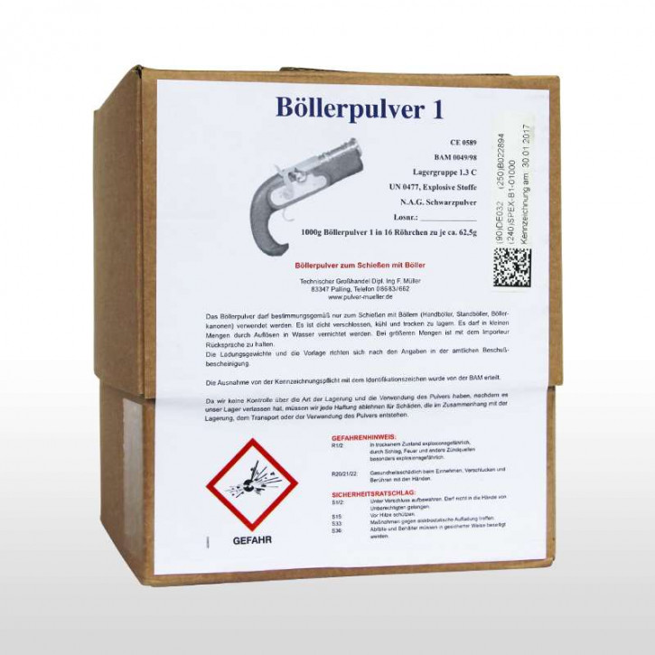 POW-EX Safety Tubes B1 (16 x 62,5 g)