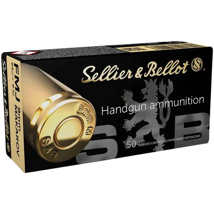 S&B 9 mm Makarov Vollmantel 6,1g/95grs.