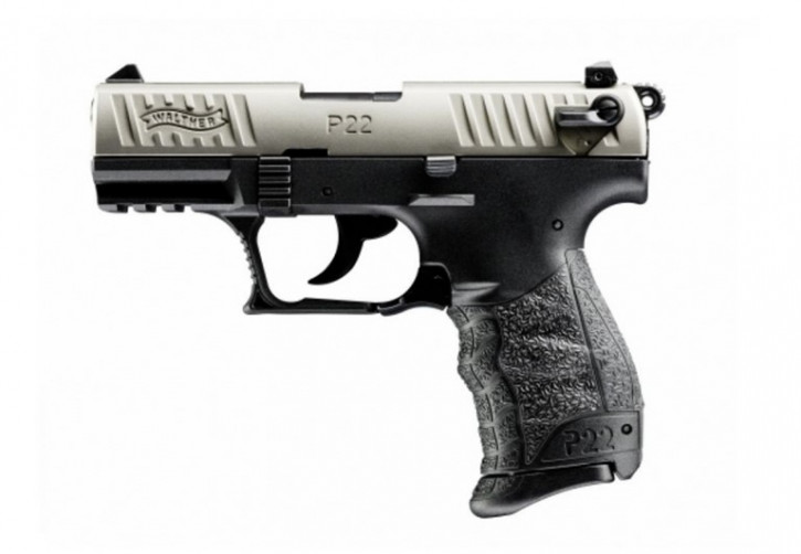 Walther Pistole P22Q Standard Kal. .22  Nickel