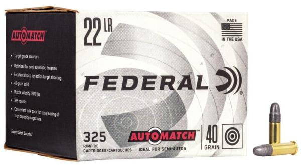 Federal Auto Match Champion .22lr  40gr