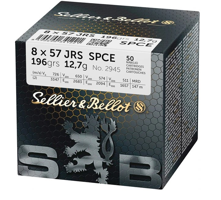 S&B8x57 IRS Teilmantel CE 12,7g/196grs.