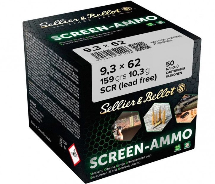 S&B 9,3x62 Screen-Ammo SCR Zink 10,3g/159grs.