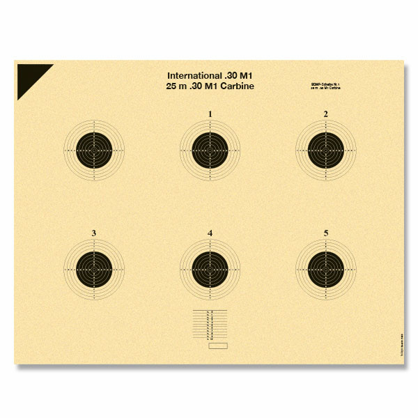 BDMP Scheibe Nr. 1 (reduziert) 25 m