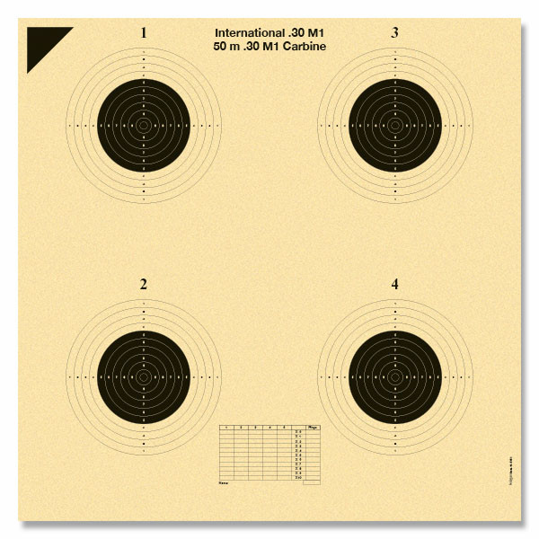 BDMP Scheibe Nr. 1 (reduziert) 50 m